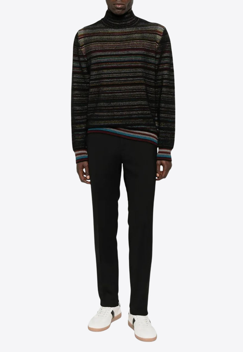 Paul Smith Signature Stripe Turtleneck Sweater Multicolor M1R545ZT02827_92
