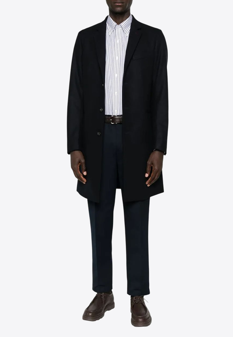 Paul Smith Essential Wool Blend Coat Navy M2R597TT21059_49