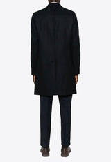 Paul Smith Essential Wool Blend Coat Navy M2R597TT21059_49