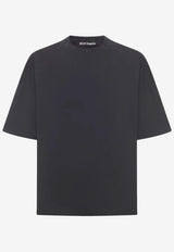 Palm Angels Curved Logo Oversized T-shirt Black PMAA10HF25JER001_1310