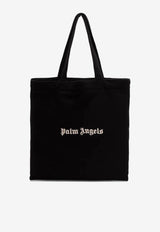 Palm Angels Embroidered Logo Tote Bag Black PMNA07GF25FLE002_1003