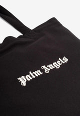 Palm Angels Embroidered Logo Tote Bag Black PMNA07GF25FLE002_1003
