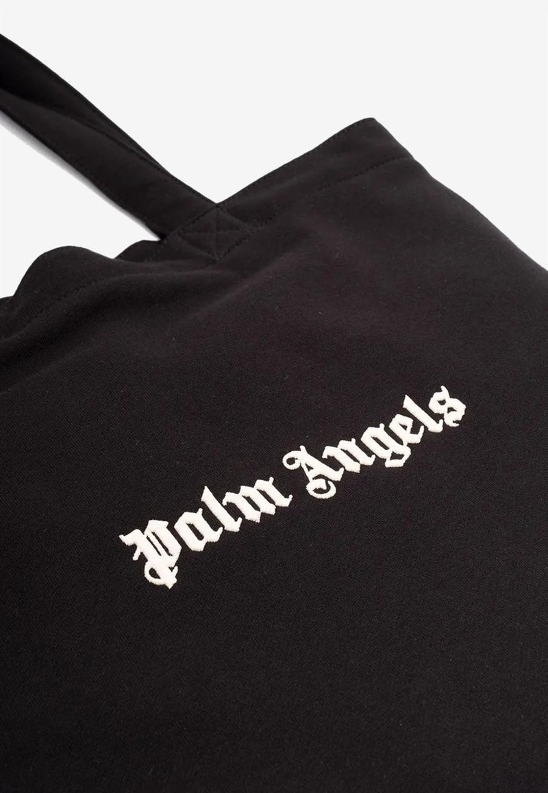 Palm Angels Embroidered Logo Tote Bag Black PMNA07GF25FLE002_1003