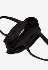Palm Angels Embroidered Logo Tote Bag Black PMNA07GF25FLE002_1003
