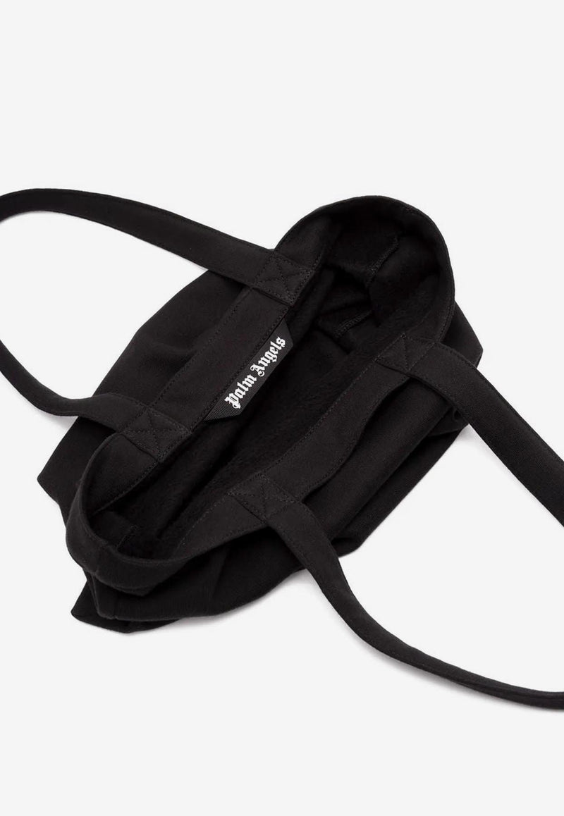 Palm Angels Embroidered Logo Tote Bag Black PMNA07GF25FLE002_1003