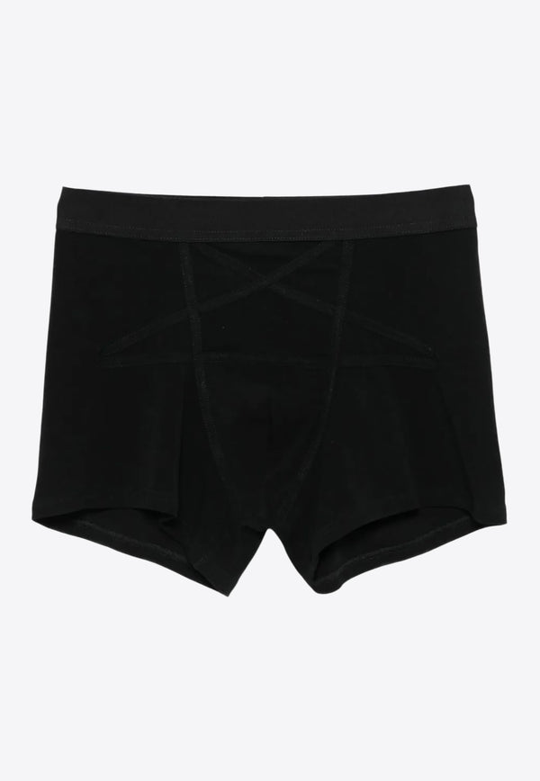 Rick Owens Penta Elastic Boxer Shorts Black RU02E1012RJSC_09