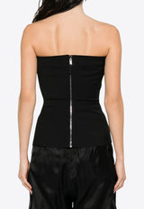 Rick Owens Bustier Strapless Top Black RP02E4127WST_09