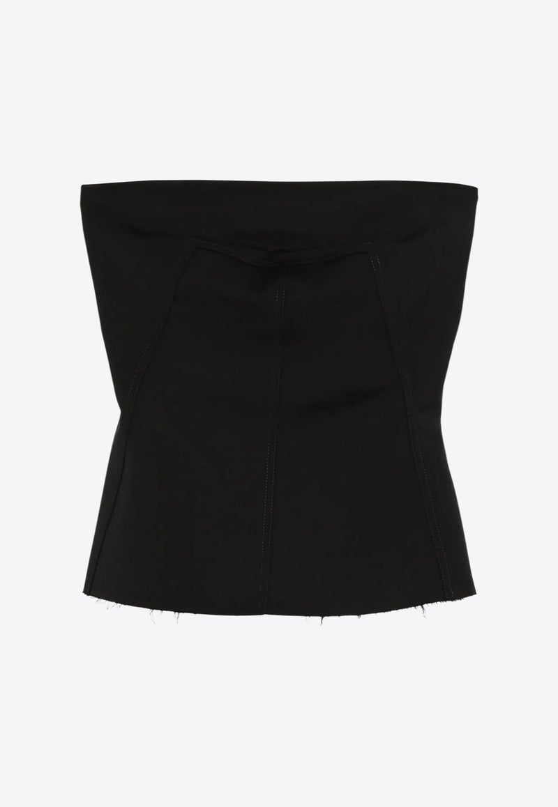 Rick Owens Bustier Strapless Top Black RP02E4127WST_09