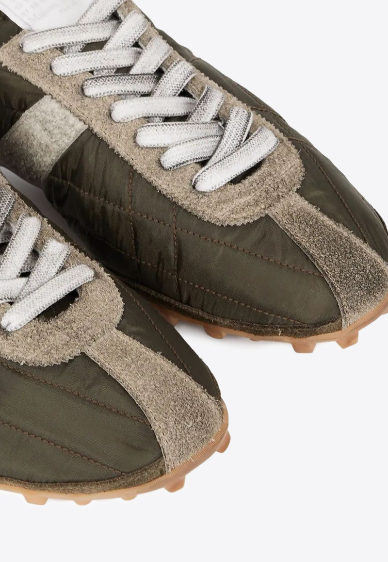 Maison Margiela Sprinters Lace-Up Sneakers Green S58WS0272P7415_HB069