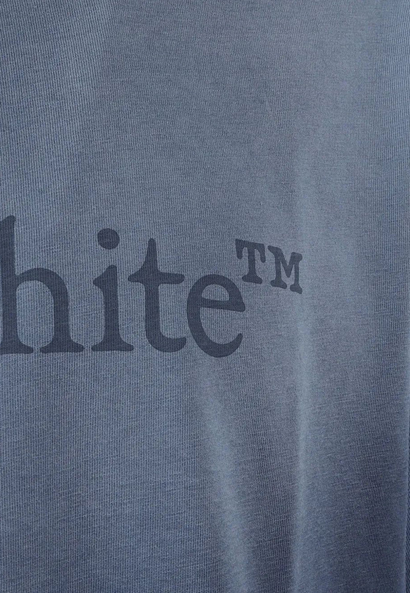 Off-White Laundry Skate Degrade T-shirt Blue OMAA120F25JER00P_4343