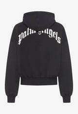 Palm Angels Curved Logo Hooded Sweatshirt Black PMBB17EF25FLE004_1003