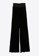 Rick Owens Wide-Leg Velvet Pants Black RP02E4301V_09