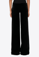 Rick Owens Wide-Leg Velvet Pants Black RP02E4301V_09