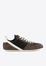 Rick Owens Minimal Sneak Lace-Up Sneakers Brown RU02E1889LVOOCO_78911