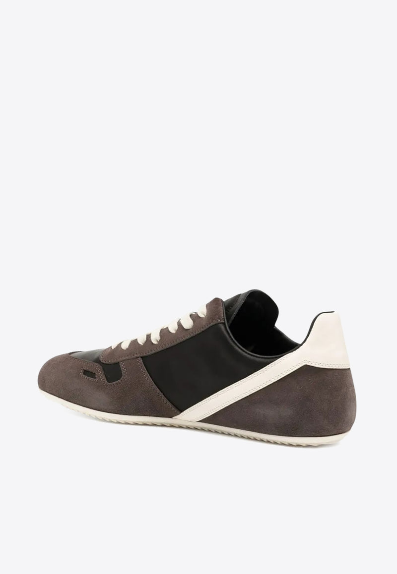 Rick Owens Minimal Sneak Lace-Up Sneakers Brown RU02E1889LVOOCO_78911