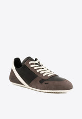 Rick Owens Minimal Sneak Lace-Up Sneakers Brown RU02E1889LVOOCO_78911