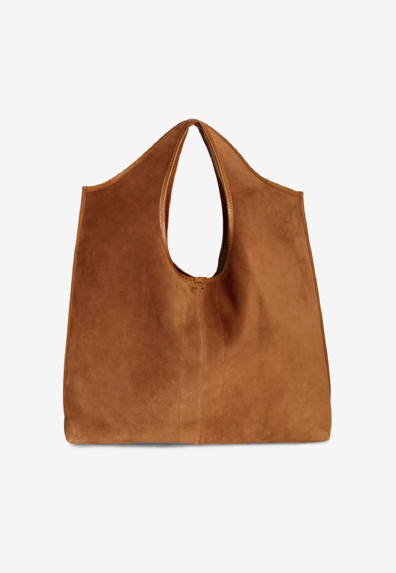 Jérôme Dreyfuss Paco Suede Tote Bag Caramel 45PACOCR_Caramel