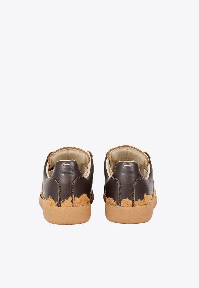 Maison Margiela Replica Lace-Up Sneakers Brown S58WS0270P7414_HB056