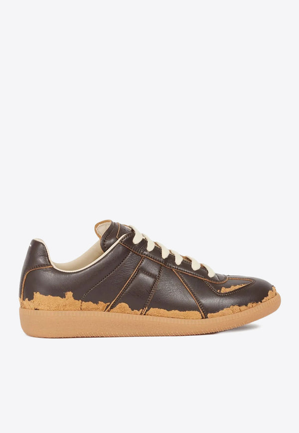 Maison Margiela Replica Lace-Up Sneakers Brown S58WS0270P7414_HB056