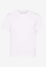 Prada Logo Label Basic T-shirt White UJM564710_F0009