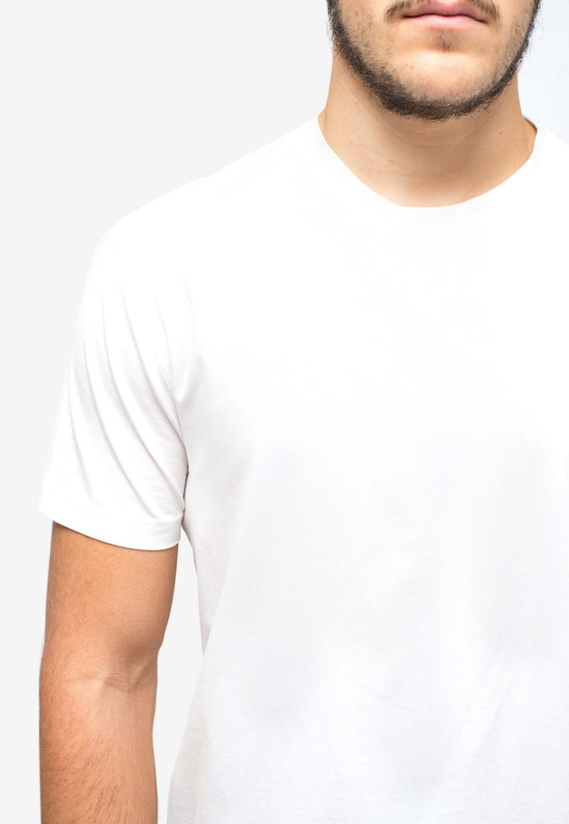 Prada Logo Label Basic T-shirt White UJM564710_F0009