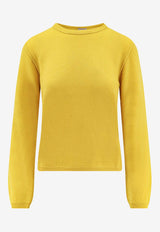 Alessandro Aste Gea Crewneck Sweater Yellow 12WS01SEND YELLOW_Yellow_35066064