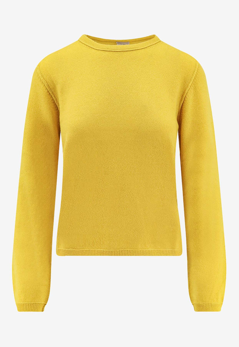Alessandro Aste Gea Crewneck Sweater Yellow 12WS01SEND YELLOW_Yellow_35066064