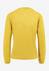 Alessandro Aste Gea Crewneck Sweater Yellow 12WS01SEND YELLOW_Yellow_35066064