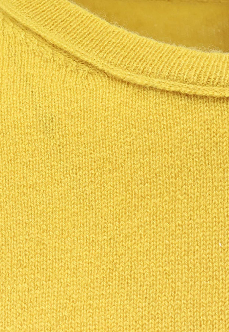 Alessandro Aste Gea Crewneck Sweater Yellow 12WS01SEND YELLOW_Yellow_35066064