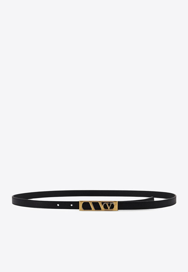 Valentino  VLogo Leather Belt Black 7W0T0SU1IYR0NO_Black_30005329