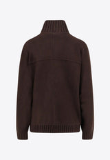 Gucci Horsebit High Neck Sweater Brown 828685XKEVK2344_COFFEE BROWN_29852038