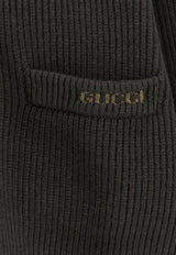 Gucci Ribbed Knit Wool Cardigan Gray 833501XKEYK3019_MILITARY GREEN/GREEN_29853942
