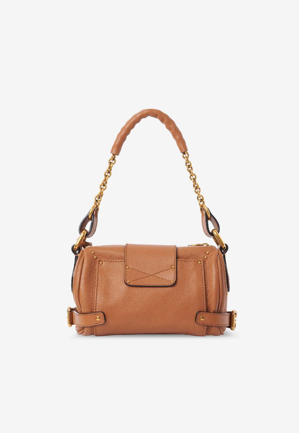 Chloé Small Paddington Leather Shoulder Bag  Brown CH25WS803P75209_Mustang Brown_30005211