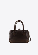 Golden Goose DB Vita Vintage Leather Shoulder Bag Brown GWA00470A00075355682_CREMA MARRONE_32278248