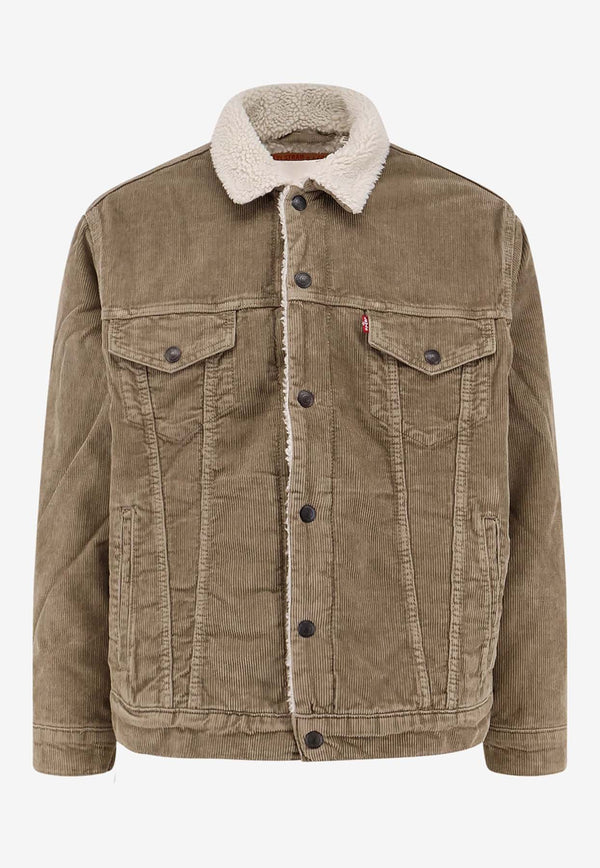 Levi's Sherpa Corduroy Jacket Beige A57840022_Neutral_29843336