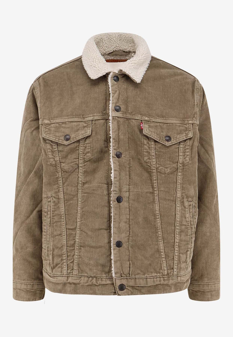 Levi's Sherpa Corduroy Jacket Beige A57840022_Neutral_29843336