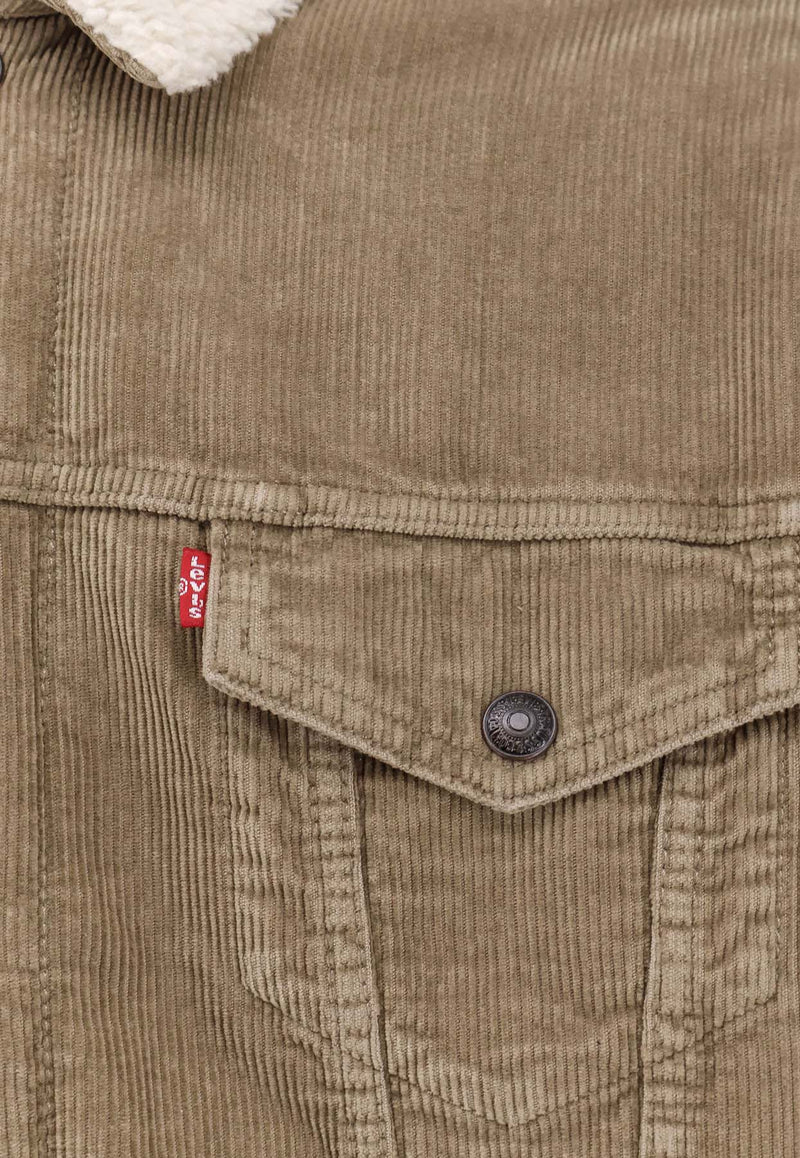Levi's Sherpa Corduroy Jacket Beige A57840022_Neutral_29843336