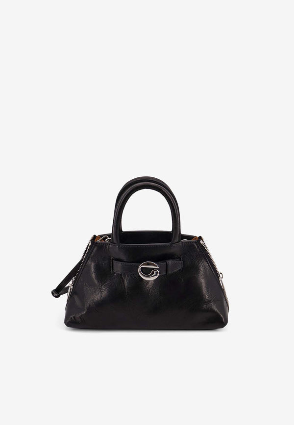 Coperni Data Leather Top Handle Bag Black COPBA122F6064BLK_Black_35065856