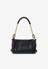 Chloé Small Paddington Leather Shoulder Bag  Black CH25WS803P75001_Black_30005136