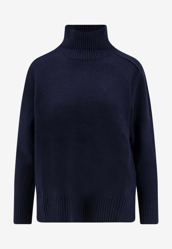 Alessandro Aste Celine High-Neck Sweater Blue 8WO19MID NAVY_Blue_35066020