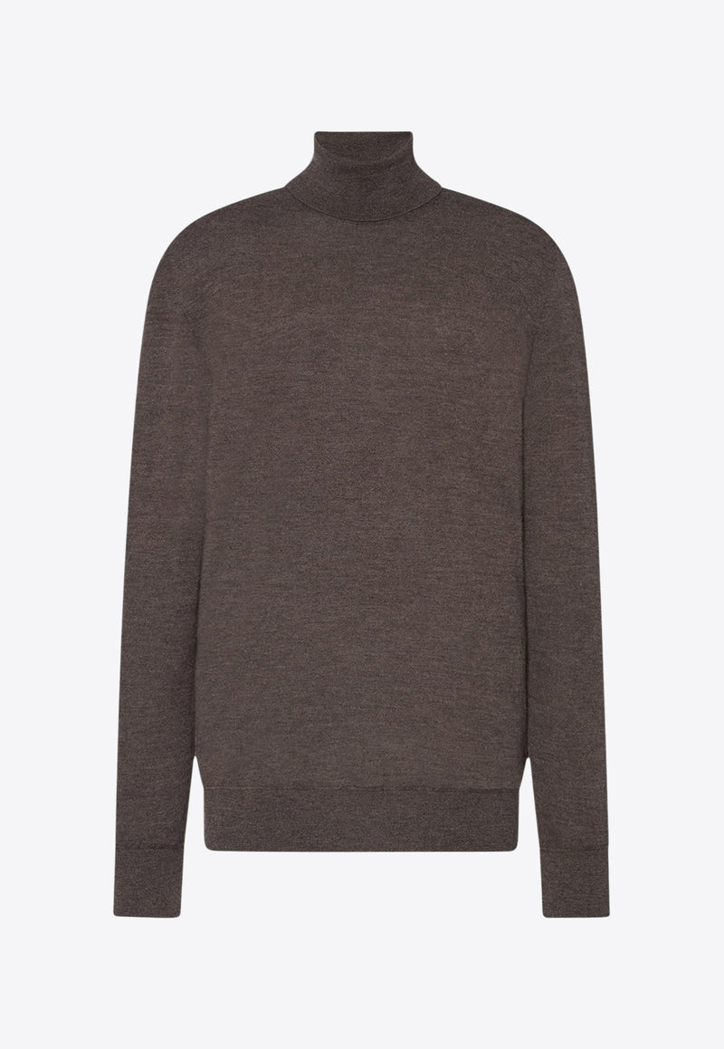 The Row Lizzy High-Neck Sweater Brown 10028Y212FDB_FADED BROWN_29855826