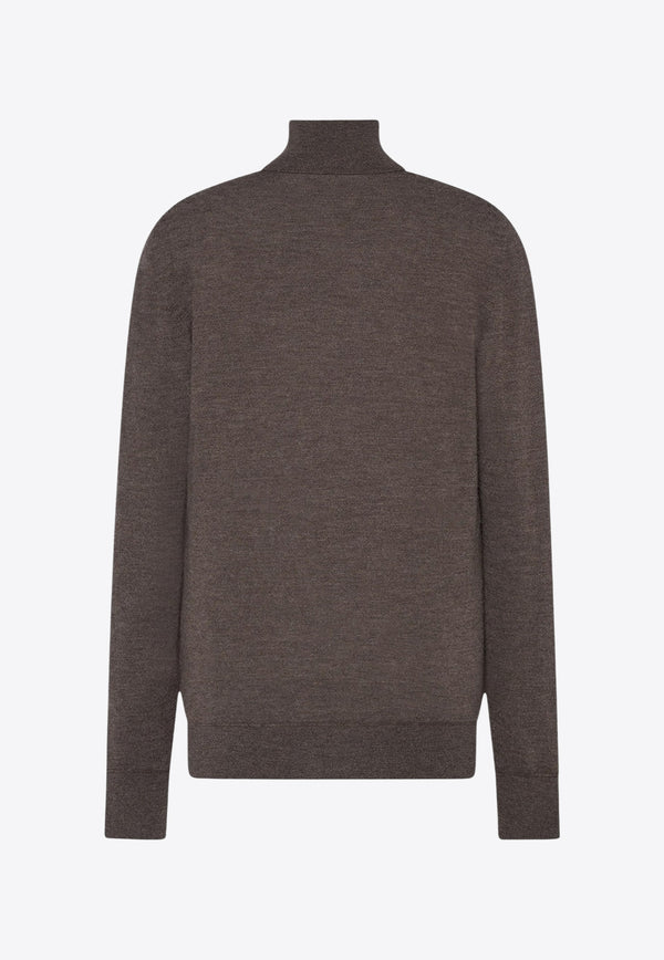 The Row Lizzy High-Neck Sweater Brown 10028Y212FDB_FADED BROWN_29855826