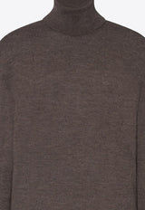 The Row Lizzy High-Neck Sweater Brown 10028Y212FDB_FADED BROWN_29855826