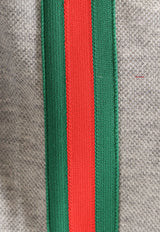 Gucci Signature Web Zip-Up Sweatshirt Gray 828331XJHCX1183_LIGHT GREY MEL/MIX_29850538