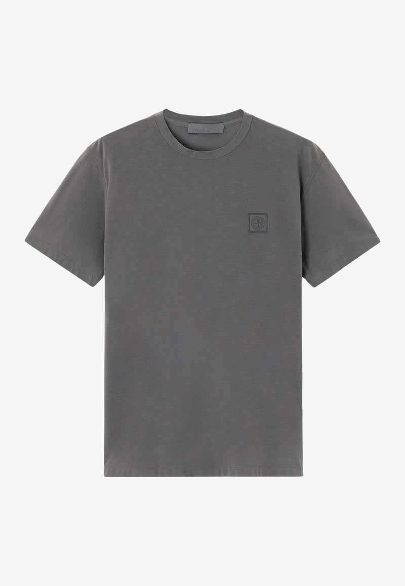 Stone Island Compass Patch T-shirt Gray K2S152100034S0F11V0067_Grey_29848192