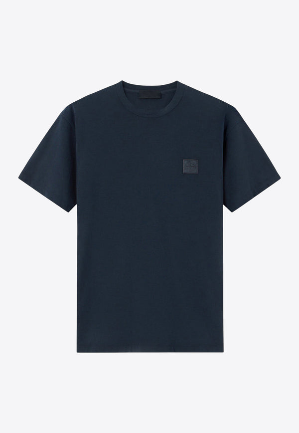 Stone Island Compass Patch T-shirt Blue K2S152100034S0F11V0020_Blue_29845055