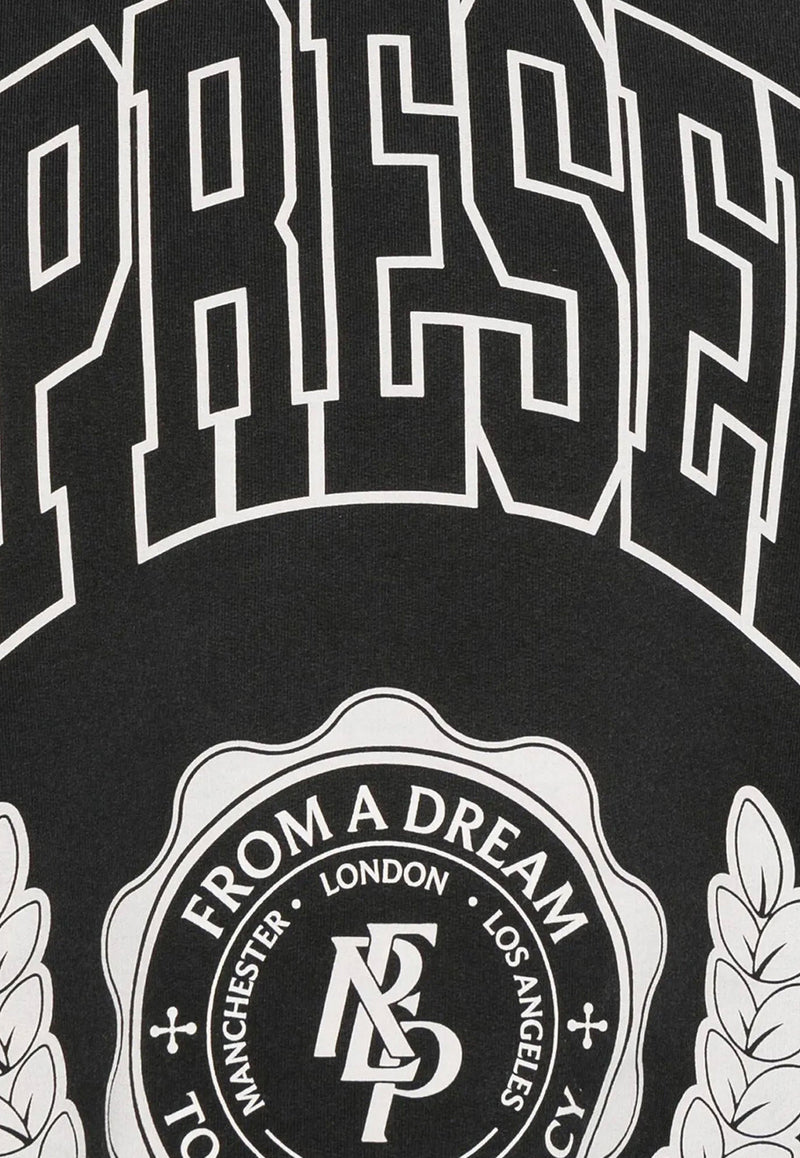 Represent Legacy Crest Distressed Hooded Sweatshirt Black MLM10037204_STAINED BLACK_29845551