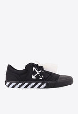 Off-White Vulcanized Undercut Canvas Sneakers Black OMIA2A2F25FAB0011001_Black_29846221