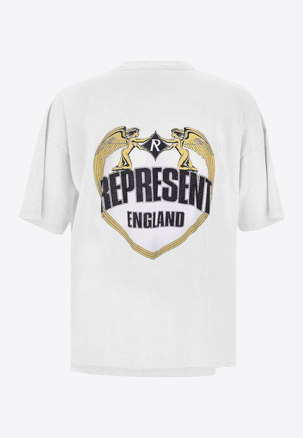 Represent Angel Border Boxy T-shirt White MLM10017130_WASHED ECRU_29847684