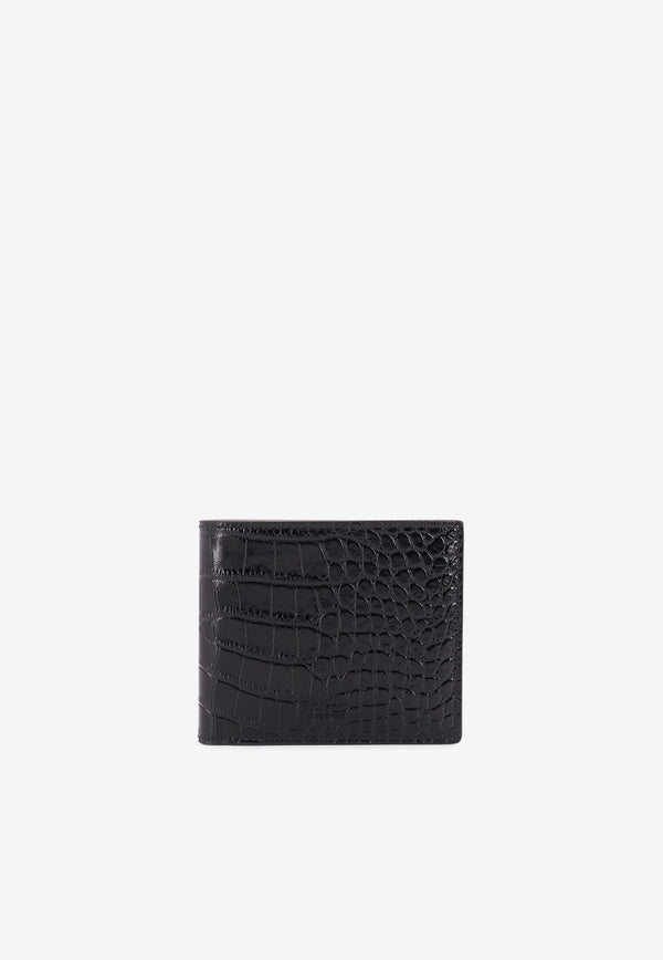 Tom Ford Croc-Embossed Leather Wallet Black Y0410LCL439G1N001_Black_29841109